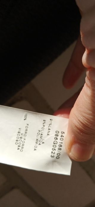 Chaqueta mujer 91% lana Talla y Moda 54