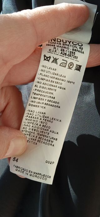 Chaqueta mujer 91% lana Talla y Moda 54