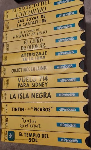 Coleccion VHS Tintin