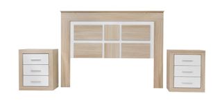 CABECERO + 2 MESITAS DE NOCHE KIARA