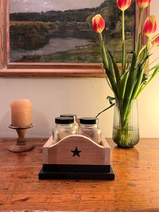 Scatole in legno stile vintage vendute in coppia