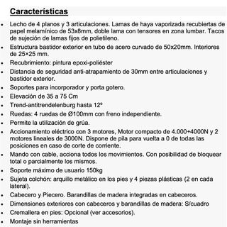 CAMA ARTICULADA TEIDE + COLCHÓN VISCOELÁSTICA