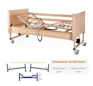 CAMA ARTICULADA TEIDE + COLCHÓN VISCOELÁSTICA