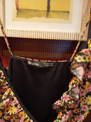 Camiseta -vestido de Bershka 