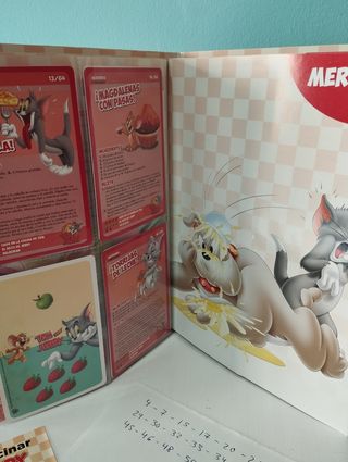 Album o libro de recetas Tom y Jerry .