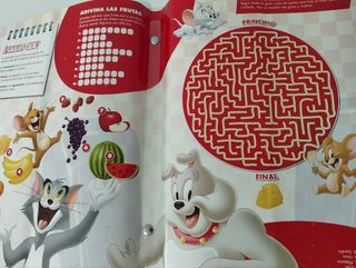 Album o libro de recetas Tom y Jerry .