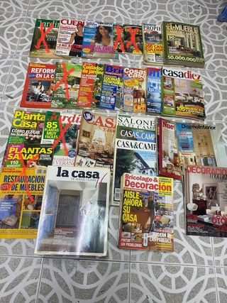 Revistas de decoración, Jardin y bricolage