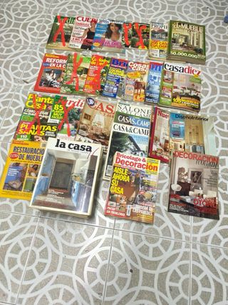 Revistas de decoración, Jardin y bricolage