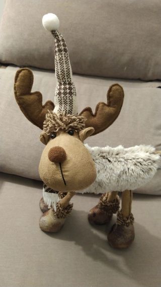 Adorno de reno de navidad