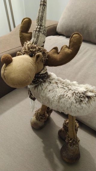 Adorno de reno de navidad