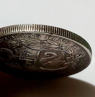 Moneda de Plata de 1895 Peruana