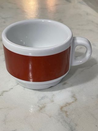 4 Tazzine caffe Ipa porcellane