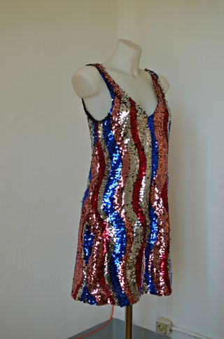 Vestido lamé, sexy ropa de fiesta