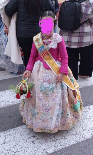 Traje fallera coteta completo niña 