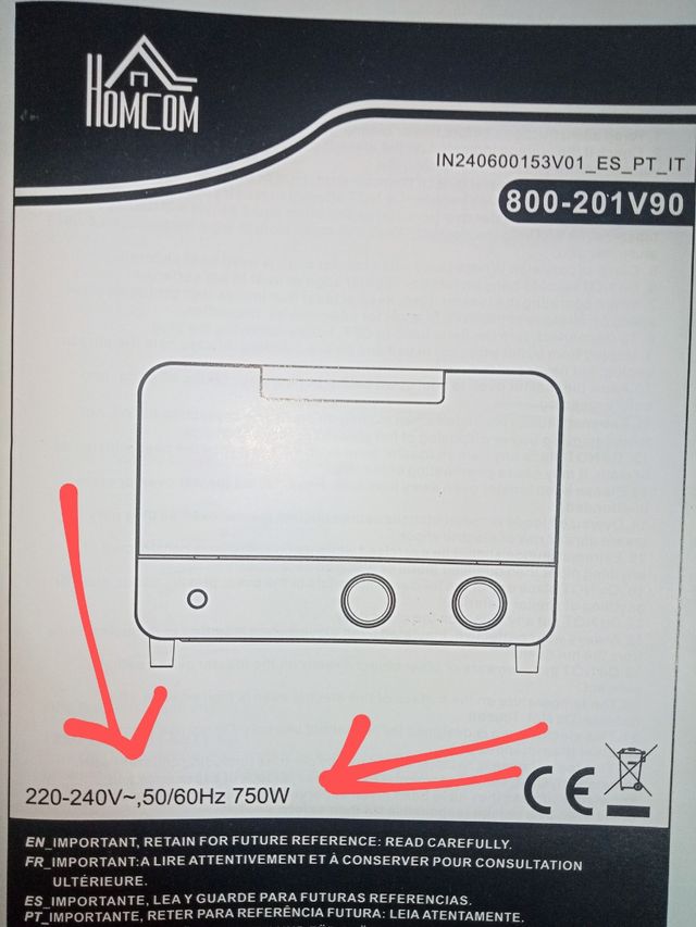 NOVO FORNO ESTILO VINTAGE NÃO UTILIZADO