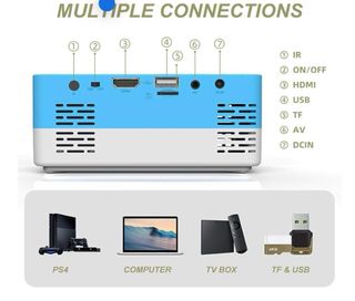 CINÉFLIX TM LED MINI PROJECTOR PORTATIL