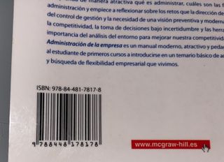 Administracion de la Empresa: Teoria y practica