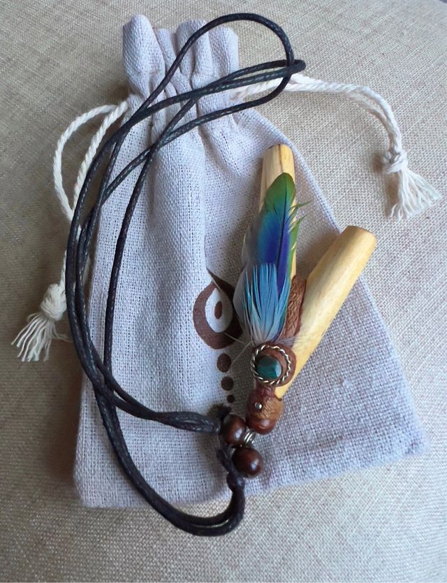 Kuripe palosanto caapi y plumas