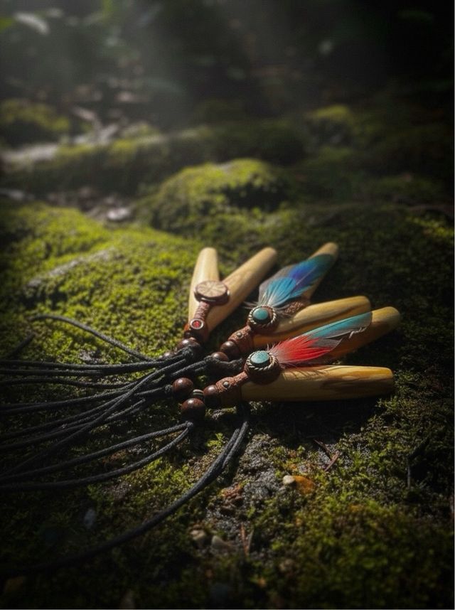 Kuripe palosanto caapi y plumas