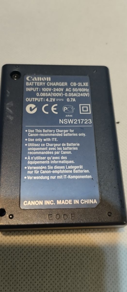 CANON Cargador batería sin cable