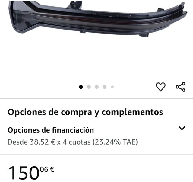 Luz de señal de giro BMW intermitente retrovisores