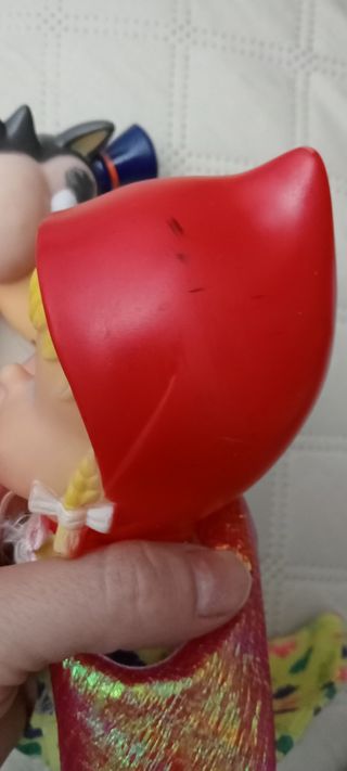 Lote2 marionetas:CAPERUCITA,Famosa,+Lobo