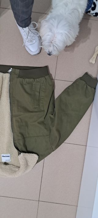 Chaqueta bomber kakhi Bershka