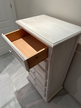 Cómoda de madera 6 cajones