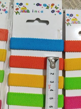 42 uni. tipo gomas de pelo o pulseras 