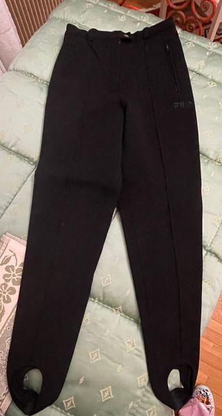 Pantaloni a staffa donna neri