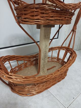 Cesta adorno cesta regalo Navidad