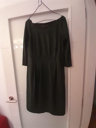 Vestido verde oliva
