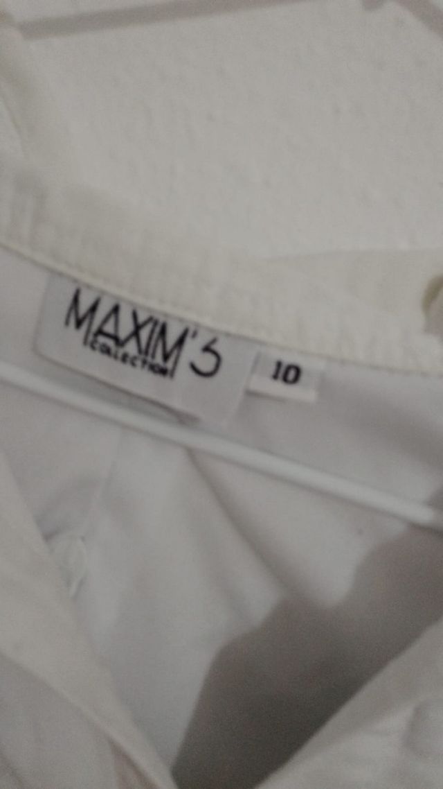 Vestido blanco mujer maxim 3