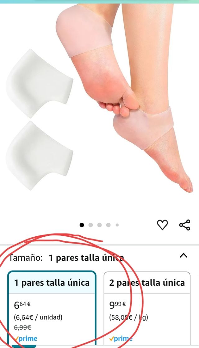 NOVO GEL - ALMOFADAS DE SALTO DE SILICONE