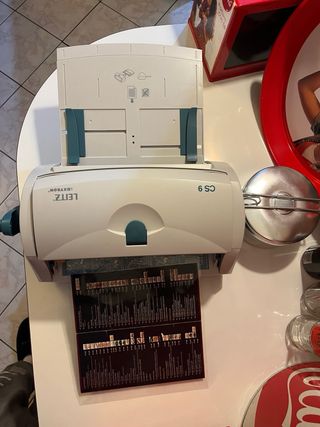 Plastificante leitz a manovella