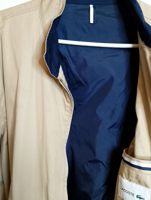 Chaqueta Lacoste beige Harrington