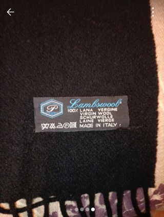 Chal negro Lambwool
