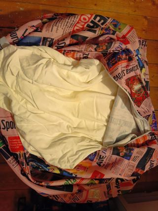 Pouf Poplà chateau d’axe Gazzetta dello sport