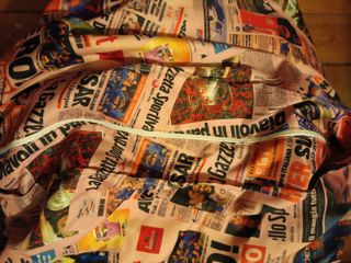 Pouf Poplà chateau d’axe Gazzetta dello sport