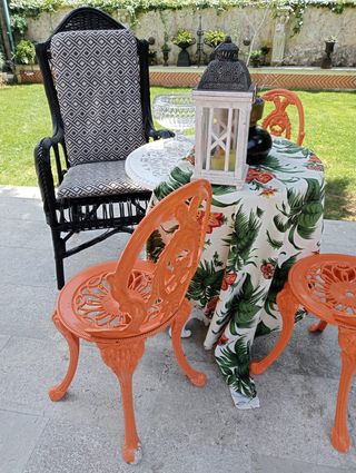 Sillas jardín terraza