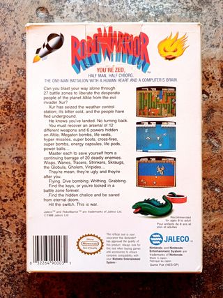 RoboWarrior [ NES Pal-B ]