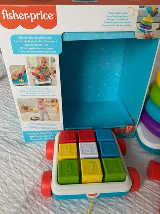 Trio Fisher Price 3 juguetes