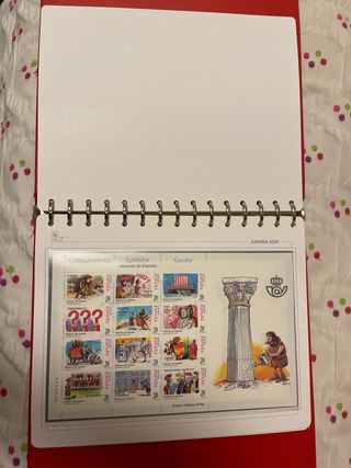 ALBUM SELLOS 1999/2000/2001