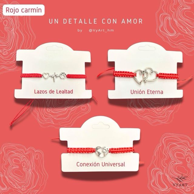 pulseras rojas