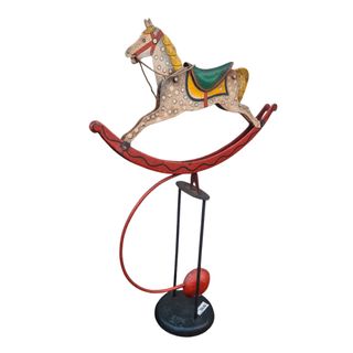 Brinquedo Vintage Pêndulo Cavalo