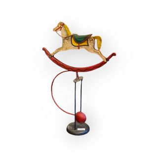 Brinquedo Vintage Pêndulo Cavalo