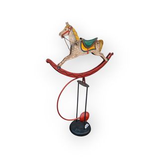 Brinquedo Vintage Pêndulo Cavalo