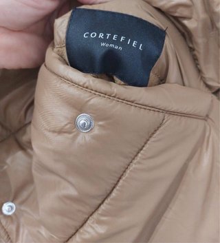 Abrigo reversible Camel Cortefiel mujer
