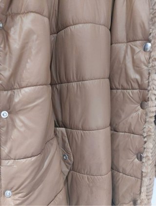 Abrigo reversible Camel Cortefiel mujer