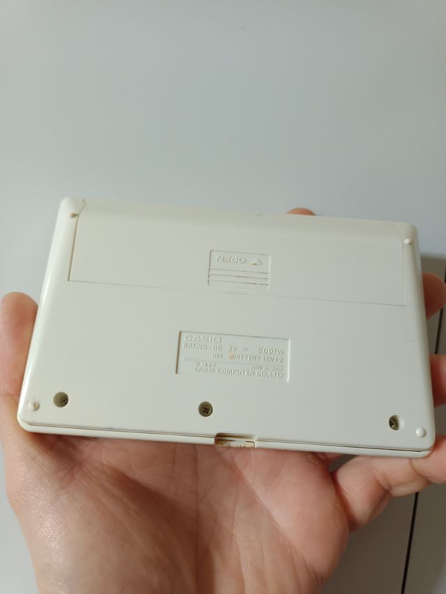 Maquinita , consola western bar casio game watch